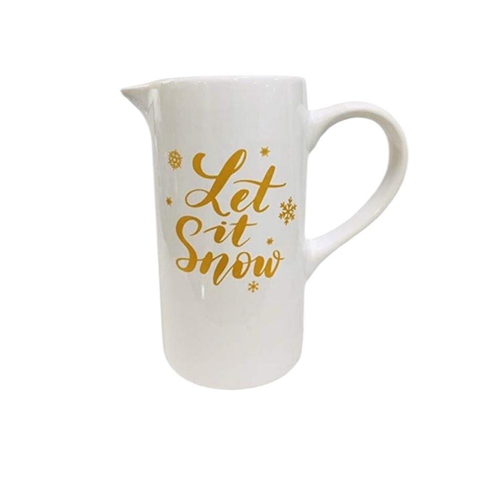 Loblolly Pines ‘Let it Snow’ Ceramic Pitcher
